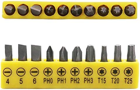 Fixinus 10 Piece Screwdriver Bits L-Shape Extension - Image 2