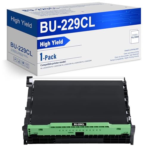 BU-229 BU-229CL Belt Unit 1 Pack, Compatible for Brother BU229CL Belt Unit MFC-L3780CDW HL-L3280CDW HL-L3220CDW MFC-L3720CDW HL-L3295CDW HL- L3300CDW HL-L3240CDW Printers(Black)