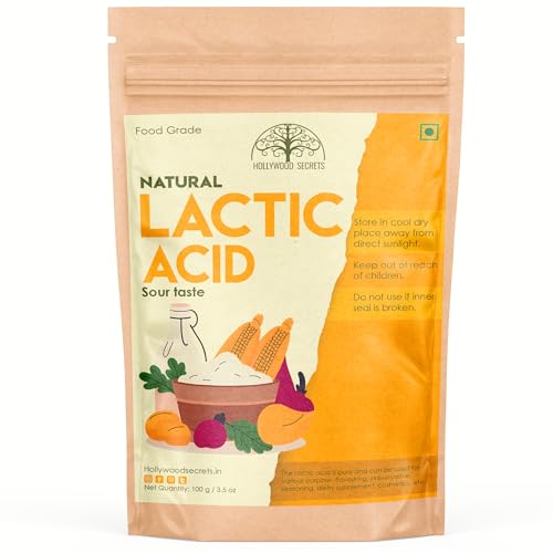 100% Pure Lactic Acid Pure Grade Powder (100 Gms)