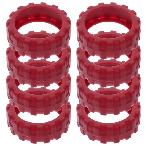 VOSAREA 8pcs Silicone Luggage Wheel Covers Slip Suitcase Wheel Protectors for Quiet Travel and Scratch-resistant Design