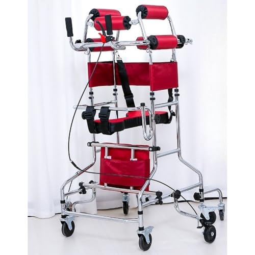 「FLYKING」介護 歩行器 リハビリ 高さ調整 耐荷重:200kg ブレーキ付き 歩行補助 折り畳み コンパクト 組み立て 簡単 座面付 キャスター付き 高齢者 軽量 グリップ付 室内 屋外 お年寄り 固定式 福祉用具 転倒防止 プレゼント 父の日 母