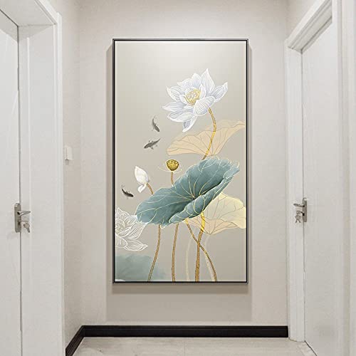 Peinture diamant 5D lotus kit complet anti-stress adulte 40x80