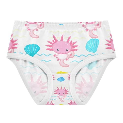 Cute Pink Axolotls Toddler Girls's Underwear 2T 202c1296