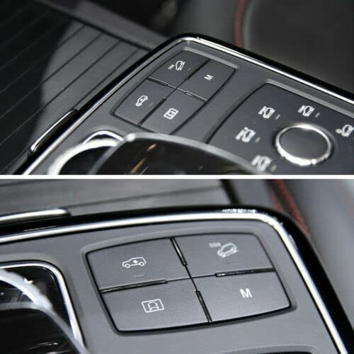 Miniatura 4 de Tapas de botón de interruptor central Botón de visualización de conmutación compatible con Mercedes-Benz ML GLE GLS W166 X166 W292 Repalces OEM #