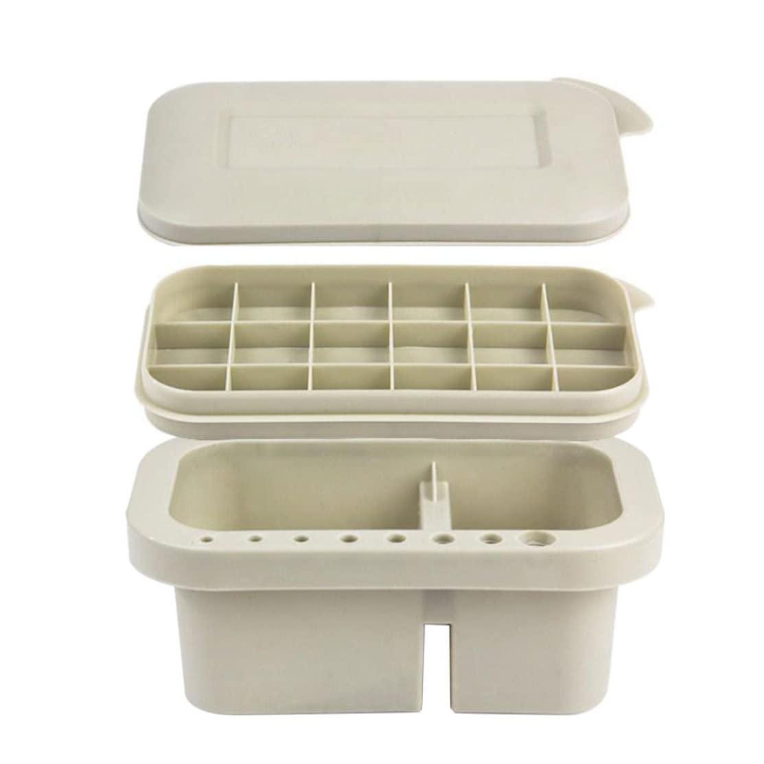 Uanqfegy Paint Brush Basin - 3 in 1 Multifunctional Paint Brush Tub Washer, with Palette Holder for Painting