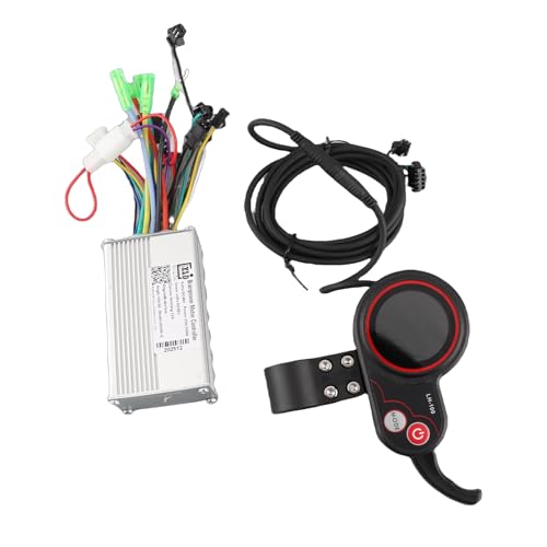 Tbest Controller, Bürstenloser Motorregler Brushless Motor Controller Geschwindigkeitsregler LCD Display Bedienfeld mit Schalthebel Zubehör für & Scooter(36V)