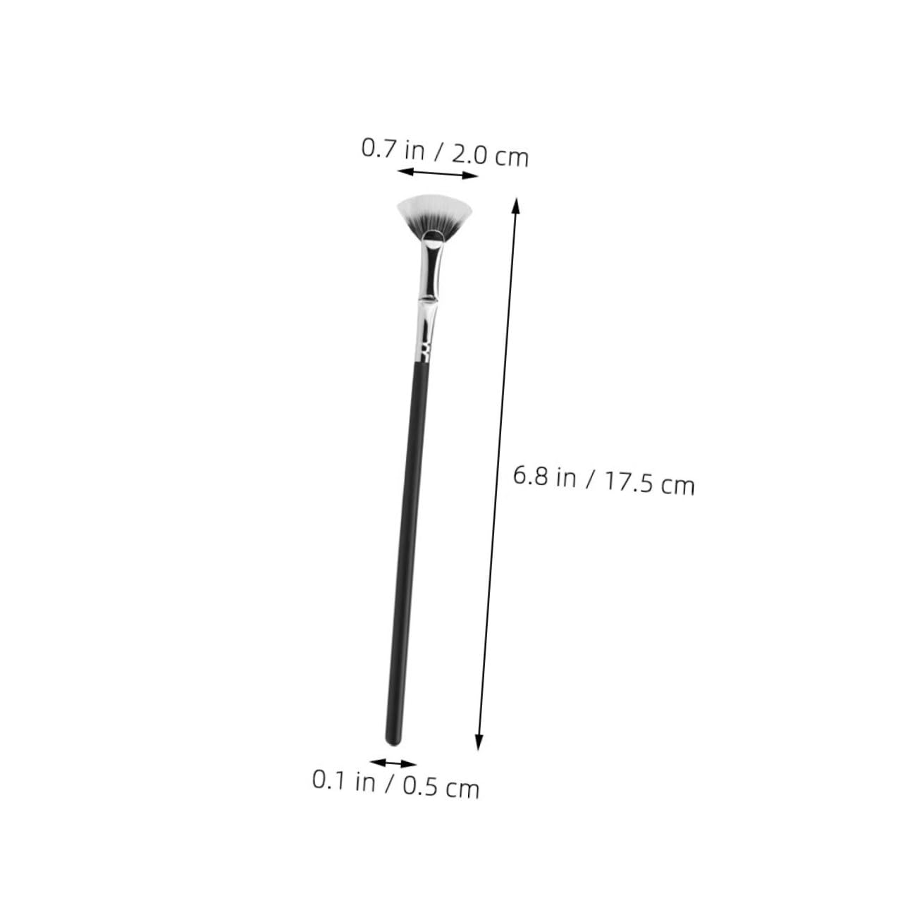 Healeved Mascara Brushes for Lashes 3pcs Fan Shaped Eyelash Brush Soft Bristles Dense Full Lashes Fashionable Makeup Brushes