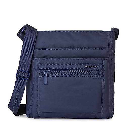 Sacoche Hedgren Crossover Orva protection RFID bleu Total Eclipse bandoulière