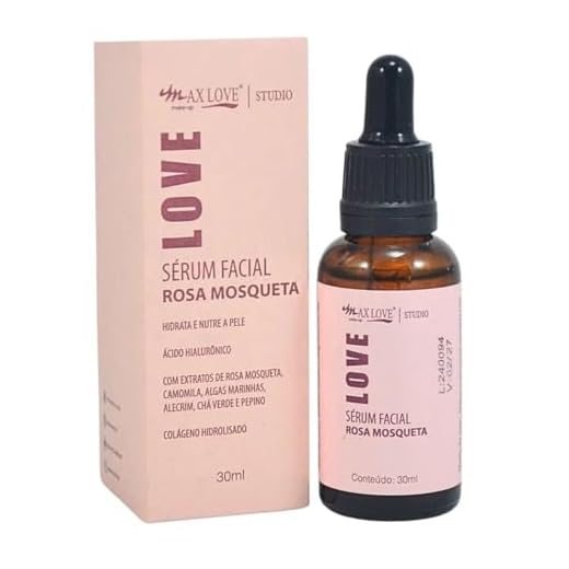 Max Love Sérum Facial Rosa Mosqueta Regenera A Pele -