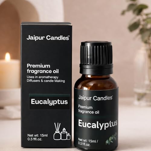 Image of Fragrance Oil | 15 ml | Aroma Oil for Home Fragrance | Best for Aromatherapy | Use in Diffusers, Candles, Air Fresheners (15ML, Eucalyptus)