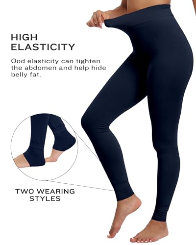 Image of ATHVOTAR Fleece Lined Winter Tights Women - Thermal Warm Opaque Pantyhose Thick Sheer Leggings