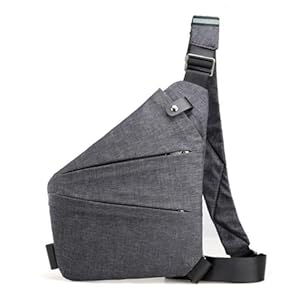 2024 New Wander Plus Anti-Theft Bag For Travel Casual Left or Right Shoulder Slim Sling Bag Cross Body Travel Bag Unisex