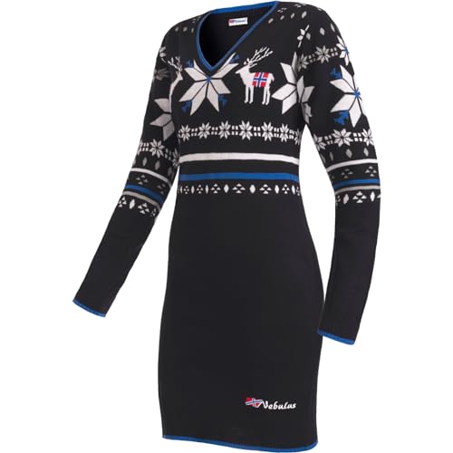 Nebulus Damen Kleid NORRA, Knielang, vielseitig, schwarz - M/38