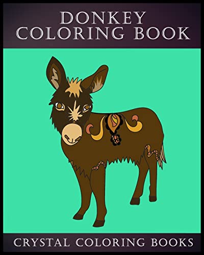 Donkey Coloring Book: 30 Simple Line Drawing Donkey Coloring Pages (Animal)