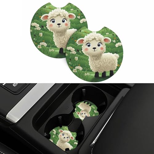 Posavasos para auto 2 piezas impermeable y antideslizante miniatura 5