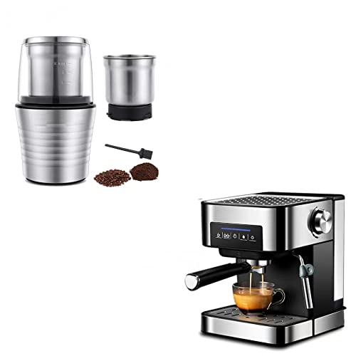 KNOKR 20 Bar italienische Espresso-Kaffeemaschine mit Milchaufschäumer für Espresso, Cappuccino, Latte und Mokka (Farbe: CM6863 N BCG300, Größe: AU) KNOKR 20 Bar italienische Espresso-Kaffeemaschine mit Milchaufschäumer für Espresso, Cappuccino, Latte und Mokka (Farbe: CM6863 N BCG300, Größe: AU)