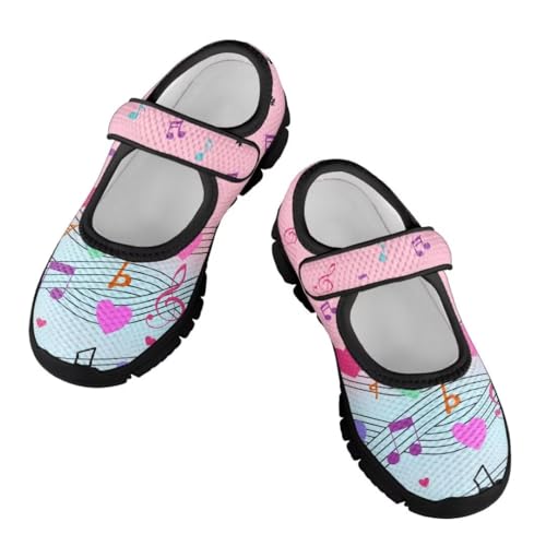 Mary Jane Shoes Girl's Non Slip Lightweight Casual Shoes Little Girl Soft Jogging Sneaker
