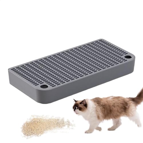 ごみ箱のランプ、高さの猫のリターランプ - 屋内の床のための洗える猫のリタートレイ | 家、リビングルーム、バスルーム用の簡単な掃除ペット子猫トイレペダルスツール
