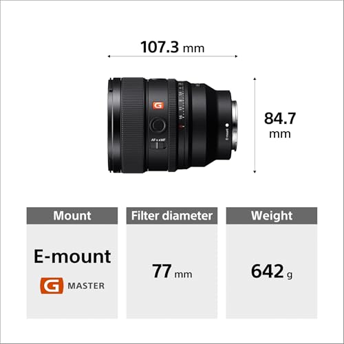 Image of Sony E-Mount FE 85 mm F1.4 GM II Full-Frame Lens (SEL85F14GM2) I Gorgeous Bokeh I Superb Resolution | Compact and Lightweight | Portrait Lens - Black