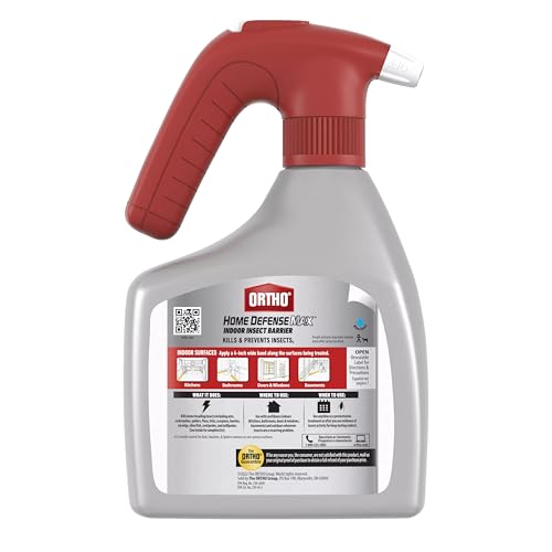 Image of Ortho Home Defense Max Indoor Insect Barrier Battery-Powered Sprayer - Ready-To-Use Indoor Bug Spray, Kills Ants, Roaches, Spiders, Fleas and Ticks, 1.5 L