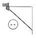 Dayton Mounting Bracket for Use with Dayton Yoke-Mounted Air Circulator Heads Up Through 30