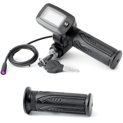 YUXIVCNE Upgrade 48V Ebike Speedometer Throttle with M Key Replacement