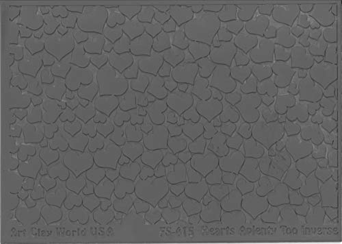 FlexiStamps Texture Sheets Hearts Aplenty Too Inverse Design - 1 Pc.
