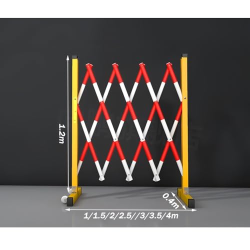 Garde-corps de chantier pliable hautement résistant avec clôture 3,5 m - 3