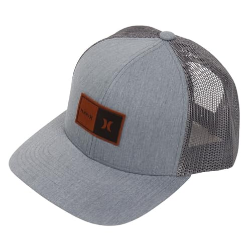 Image of Hurley Mens Trucker Hat - Flexible Quick Dry Fairway Mesh Trucker Hat for Men with Snapback Closure - Classic Mens Caps