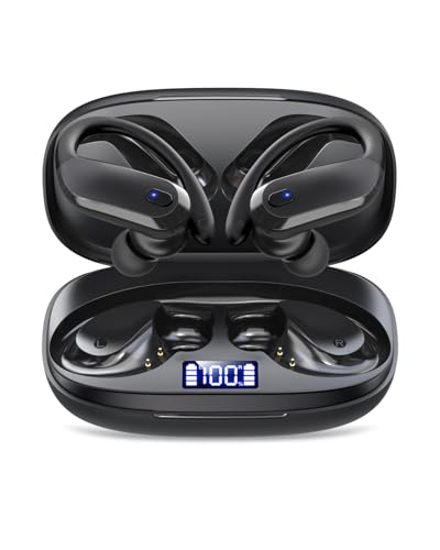 Wireless Bluetooth 5.4 Earbuds LED Power Display, Button
