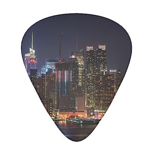 Beautiful City Sky Line Lot de 2 médiators de guitare 12 médiators tendance et durables dans une boîte pour ukulélé guitare électrique basse - Les Beatles, Paul McCartney, John Lennon, RIngo Starr, George Harrison Beautiful City Sky Line Lot de 2 médiators de guitare 12 médiators tendance et durables dans une boîte pour ukulélé guitare électrique basse