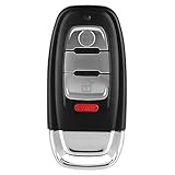 ECCPP fit for Uncut Keyless Entry Remote Key Fob Compatible with Audi A1 A3 A4 A5 A6 A7 A8 Q3 Q5 Q7 R8 S3 S4 S5 S6 S6 S7 S8 TT Series OEM Part Number IYZFBSB802 (Pack of 1)