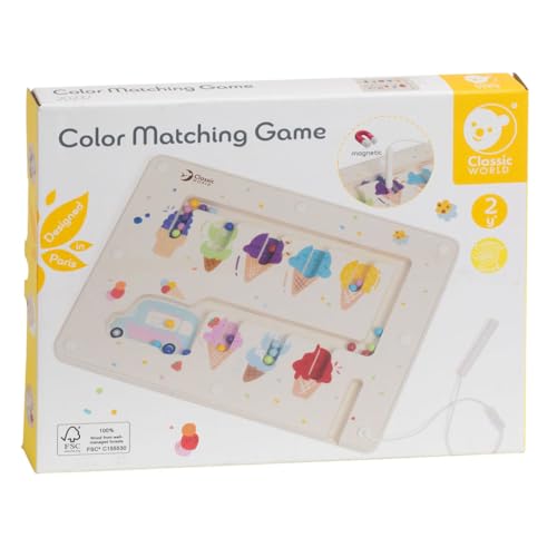 Jeu d'association de couleurs pour aider votre enfant à se concentrer grâce aux glaces