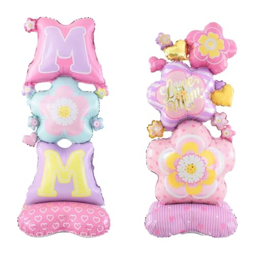 Mothers Day Balloons Large MOM Balloons Mothers Day Foil Balloons for Mothers Day Decorations
