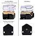 LEIGESAUDIO 0/2/4 Gauge in 4/8 Gauge AWG Out Amp Power Distribution Block for Car Audio Splitter-2 Way（2 Pack）