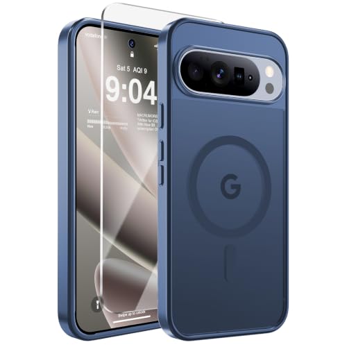 Image of WRJ Magnetic for Google Pixel 11 /11 Pro Case+Screen Protector, Blue