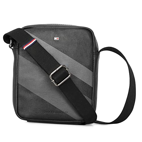 Tommy Hilfiger Coniston Men Leather Crossbody Black (B0BYD5CWJQ) Amazon Price History, Amazon Price Tracker