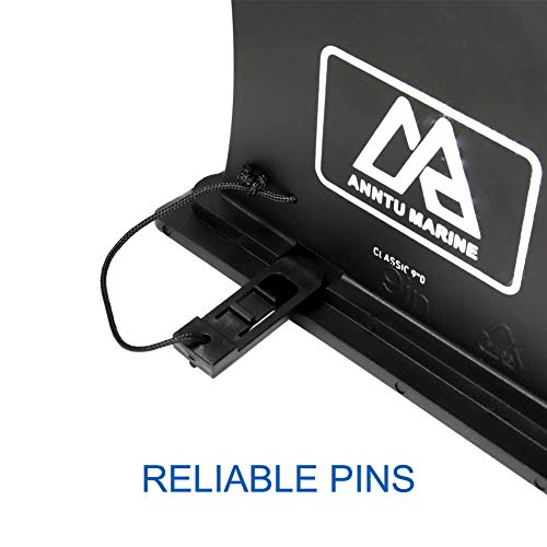 Anntu Surfing Sup Fins, Center Paddle Board Fin, 9 Feet Surf Stand Up Paddleboard Slide In Fins-Quick Install And No Screw & Tool Needed -For Paddle Board, Longboard & Paddle Board #TOP3