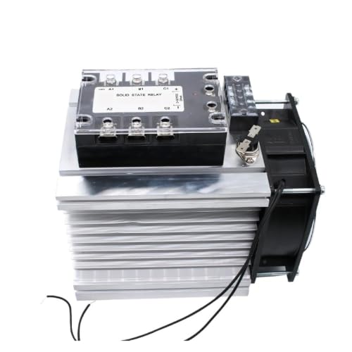 Relais à semi-conducteurs triphasé 120A AA avec dissipateur thermique pour armoire électrique