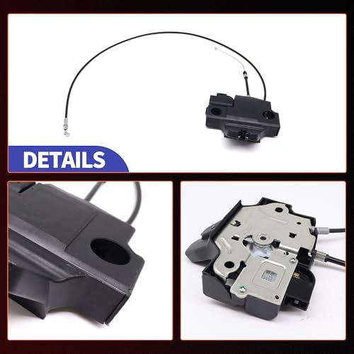 Image of HiSport Trunk Lid Door Lock Latch Actuator with Lock Cable 64600-53060 Compatible with Lexus 2008-2014 is F,2006-2013 IS250 IS350