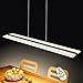ZMH LED Pendellampe Hängelampe Esstisch Dimmbar mit Fernbedienung 38W 100CM Modern Hängeleuchte aus Acryl Panelleuchte für Arbeitszimmer Wohnzimmer Büro Esszimmer Restaurant Bar Hotel