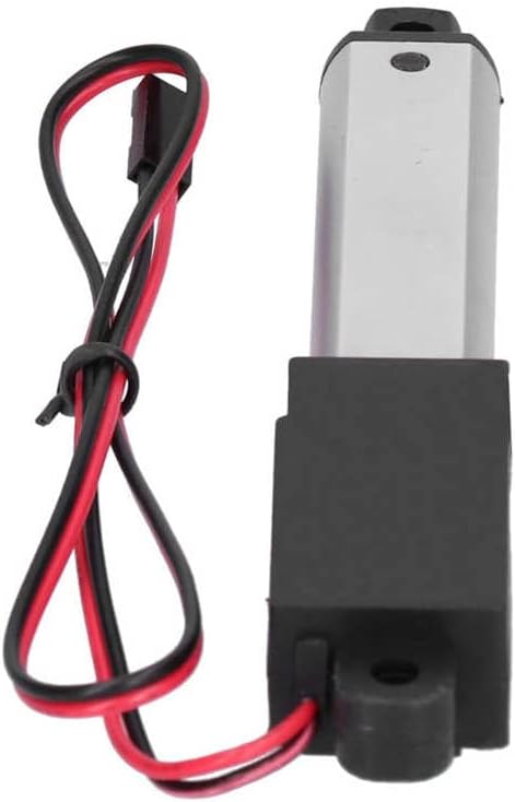 Micro Motion Actuator IP54 Mini Electric Linear Actuator DC 12V 50mm Stroke Low Noise Overcurrent Protection for Home Automation - (Speed(RPM): Thrust 90N)