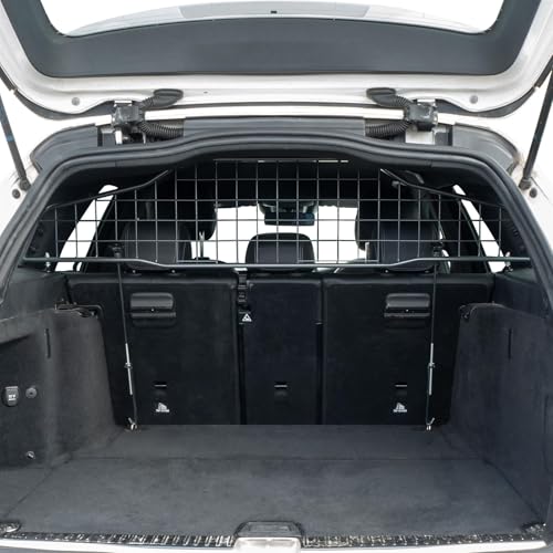 Travall Hundegitter für Mercedes-Benz C-Class (2014-2021) Fahrzeugspezifisches Hundegitter, Kofferraumschutz für Hundetransport, Gepäckschutz, Robustes Stahlnetz Auto Hundesperre