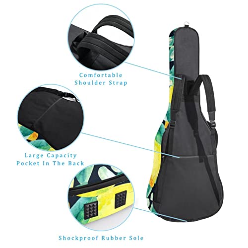 Pretty Étui de protection rembourré pour guitare acoustique et classique Noir, Multicolore 07, 42.9×16.9×4.7 in… - Les Beatles, Paul McCartney, John Lennon, RIngo Starr, George Harrison Pretty Étui de protection rembourré pour guitare acoustique et classique Noir, Multicolore 07, 42.9x16.9x4.7 in… – Image 4