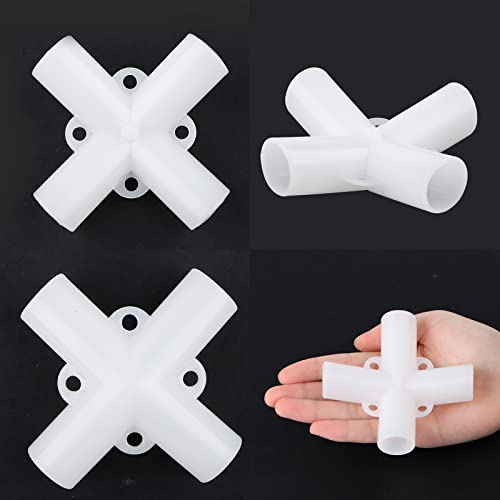 Gazebo Replacement Parts - 9 Pcs Spare Connectors for 3x3 m Awning Tent Feet Corner Center, 25/19 mm 3 Gazebo Replacement Parts - 9 Pcs Spare Connectors for 3x3 m Awning Tent Feet Corner Center, 25/19 mm - Image 3