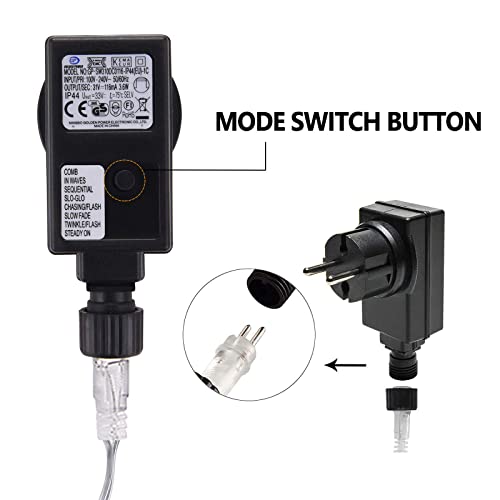 Sundom Luci Natale 25M 200 LED, Luci di Natale