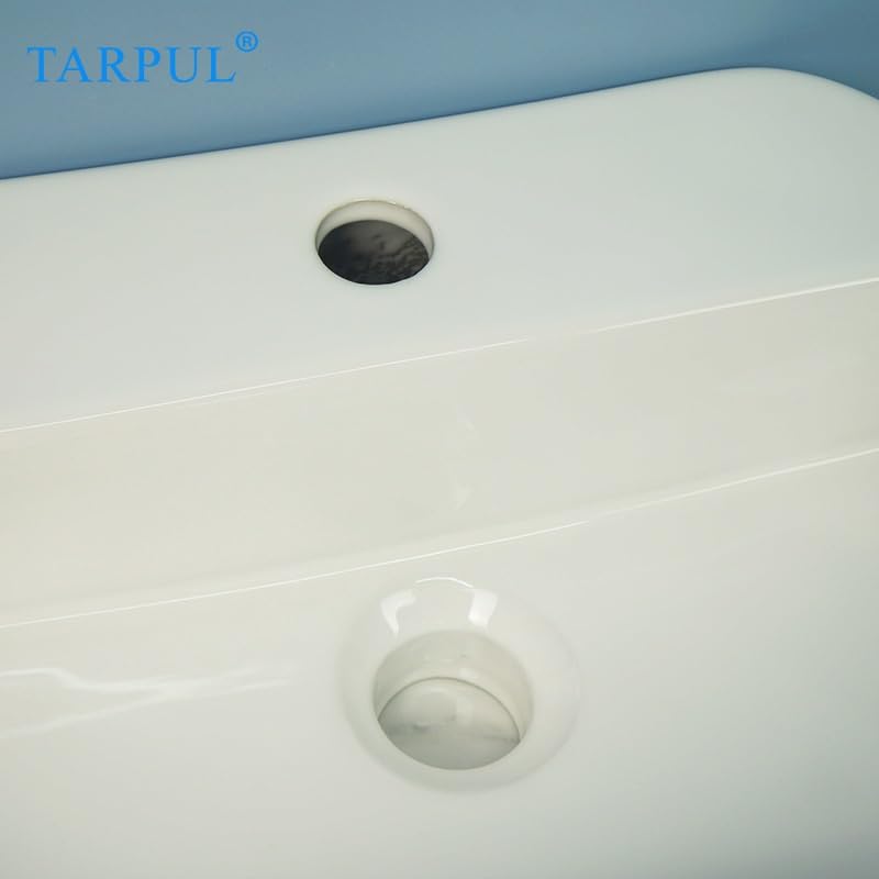 Lavabo de pared ovalado ideal para ahorrar espacio en aseos compactos 4
