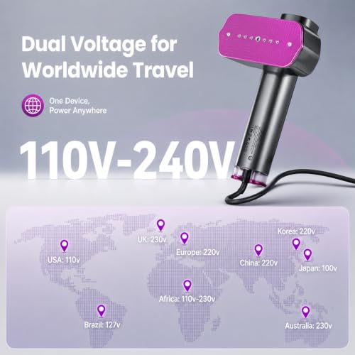 Travel Steamer for Clothes 110 220V Portable Handheld Garment - image 8