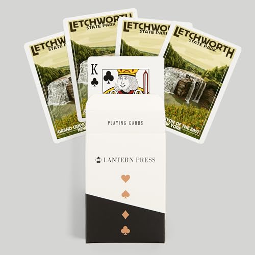 Baraja de poker Letchworth State Park, NY, 52 cartas miniatura 6
