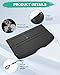 Powerty Cargo Cover for 2009-2016 2017 Audi Q5 Accessories Trunk Cover Retractable Trunk Shielding Shade Cargo Luggage Cover Black (Can Withstand The Load)